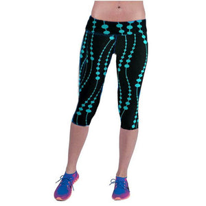 High Waist Fitness Yoga Sport Pants Printed Stretch Cropped Leggings